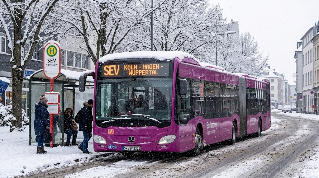 Herausfordernder Start im Winter: Wie Puffer-Kapazitäten den Ersatzverkehr in NRW und Bayern sicherten